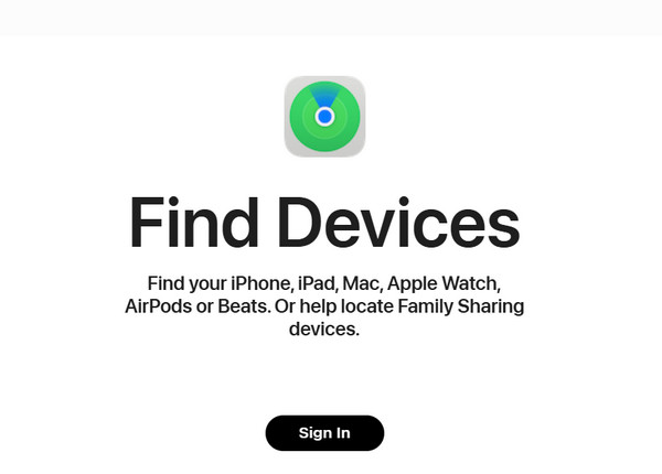 Select Sign In Button