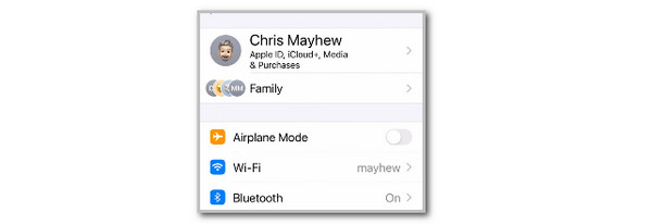 tap family button