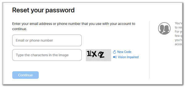 click continue
