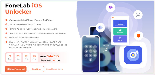 Laden Sie FoneLab iOS Unlocker herunter