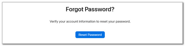 click reset password