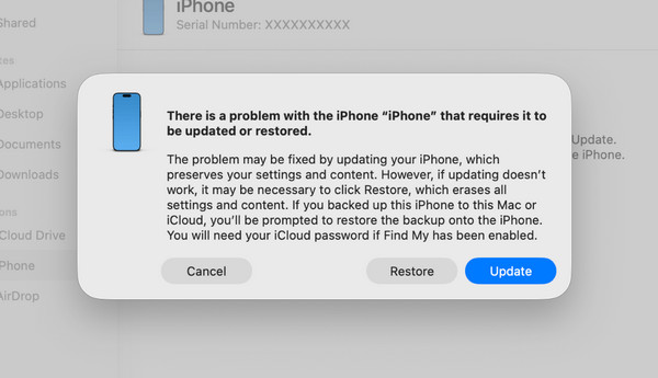 Click Restore Button