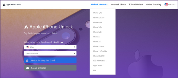 apple iphone unlock service