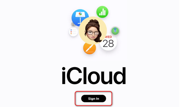 connectez-vous sur iCloud