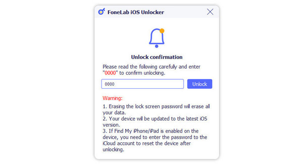 click unlock