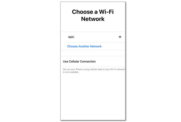 choose wifi network