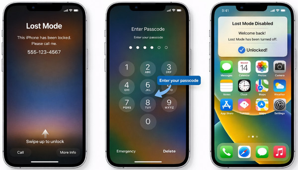 Enter Passcode On iPhone
