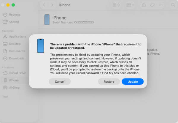 Click Restore Button