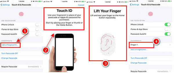 Click Add a Fingerprint