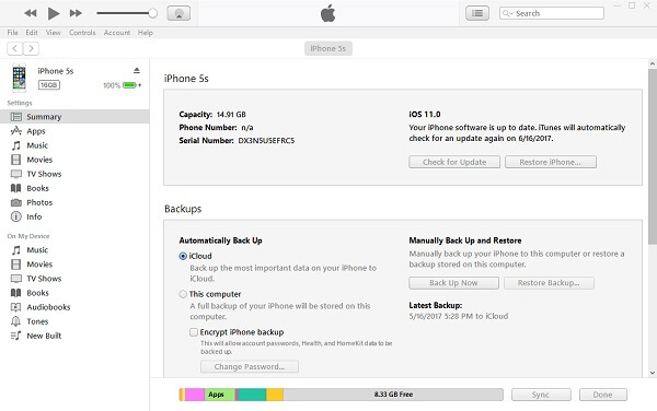 conecta el iPhone a iTunes