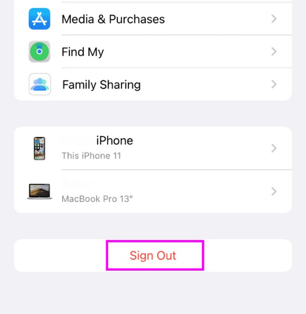 delete account from app store on settings