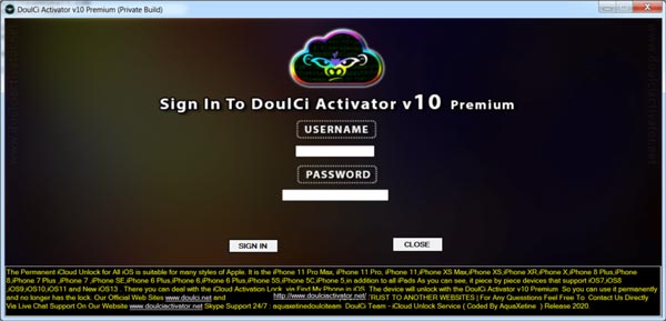doulci activator interface
