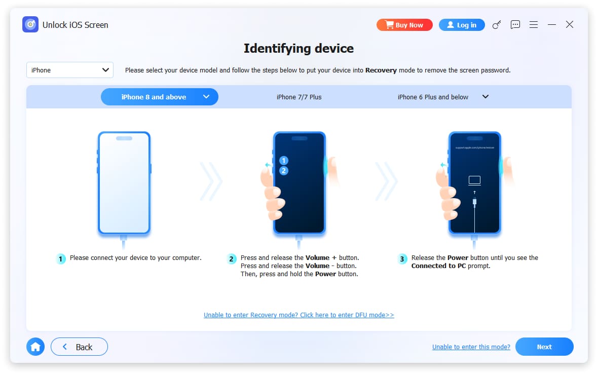 enter ipad recovery mode