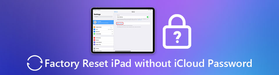 iPad terugzetten naar fabrieksinstellingen zonder iCloud-wachtwoord of Apple ID