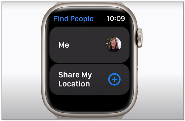 select share my location