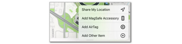 tap share my location