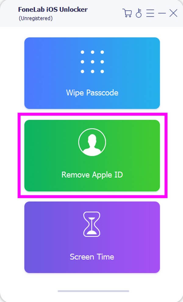 Επιλέξτε το Remove Apple ID