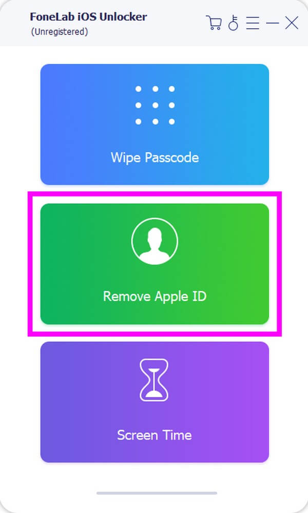 choose the Remove Apple ID feature