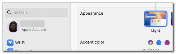choose apple id account