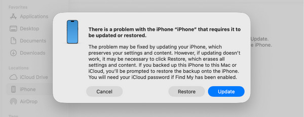 Click Restore Button