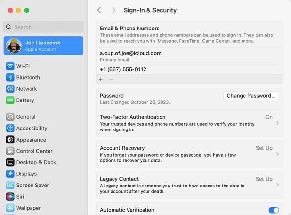 resolve forgot icloud password on macos