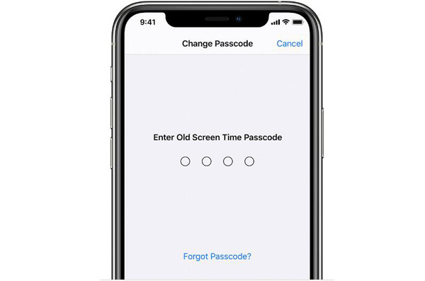 forgot passcode to create a new one