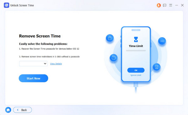 Click Start Now Button