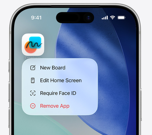 Tap Remove App Button