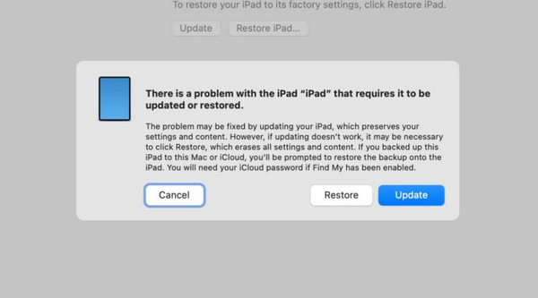 Click Restore Button