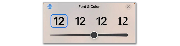 swipe the slider