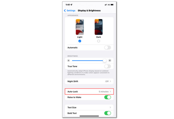 tap auto lock