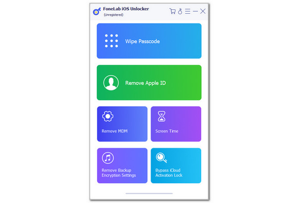 Click Wipe Passcode Button