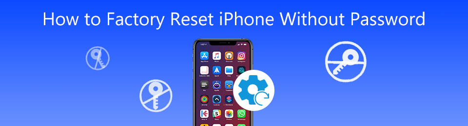 Factory Reset iPhone zonder wachtwoord