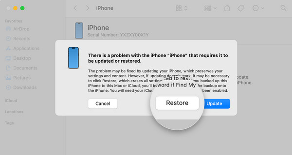 Get Into Locked iPhone VIA Finder