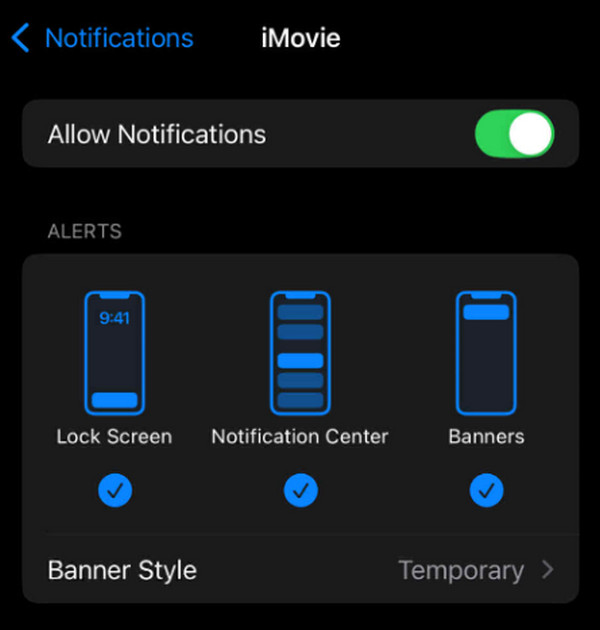 Turn Off Allow Notifications