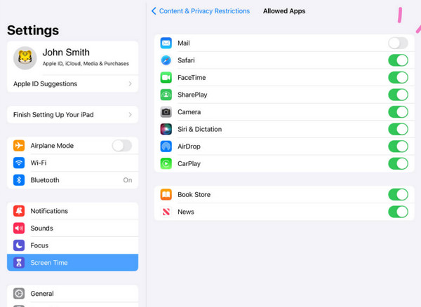 Lock Apps With Content And Privacy Restrictions