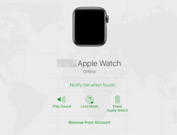 remove apple watch from account
