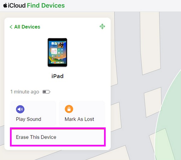 remove apple id from ipad using find my