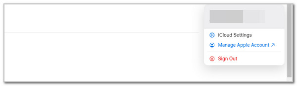 choose manage apple account button