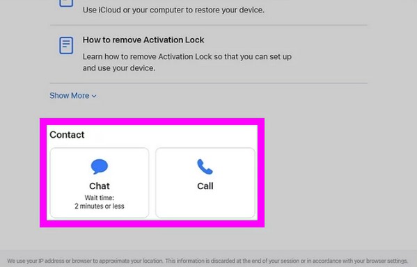 Appleサポートに連絡する