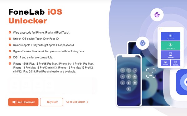 fonelab iOSロック解除ツールをダウンロード
