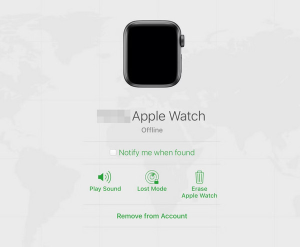 Reset Apple Watch VIA iCloud Find My