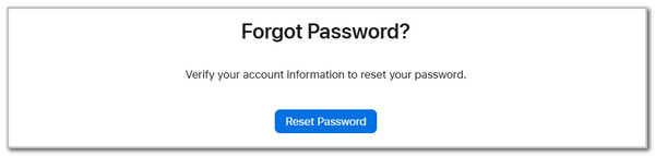click reset password
