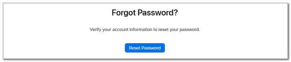 click reset password