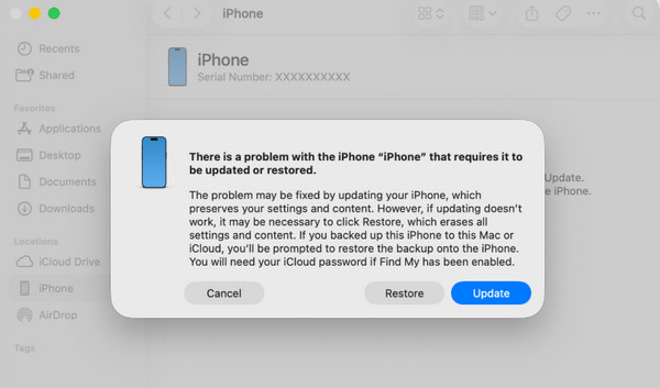 Click Restore Button