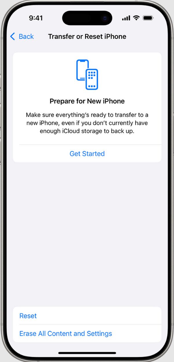 Reset Passcode Through Reset