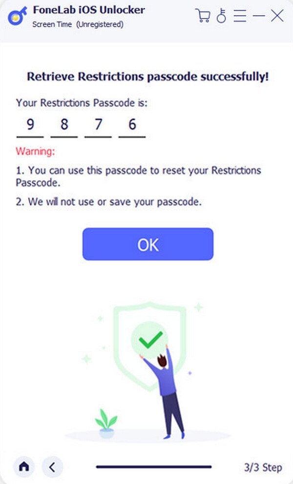 Use Retrieved Passcode