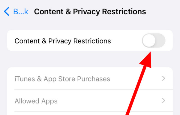 Turn Off Parental Control On Settings