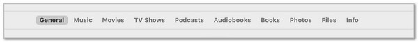 Click General Button