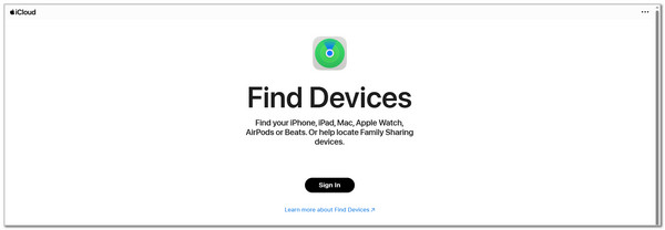 Select Sign In Button